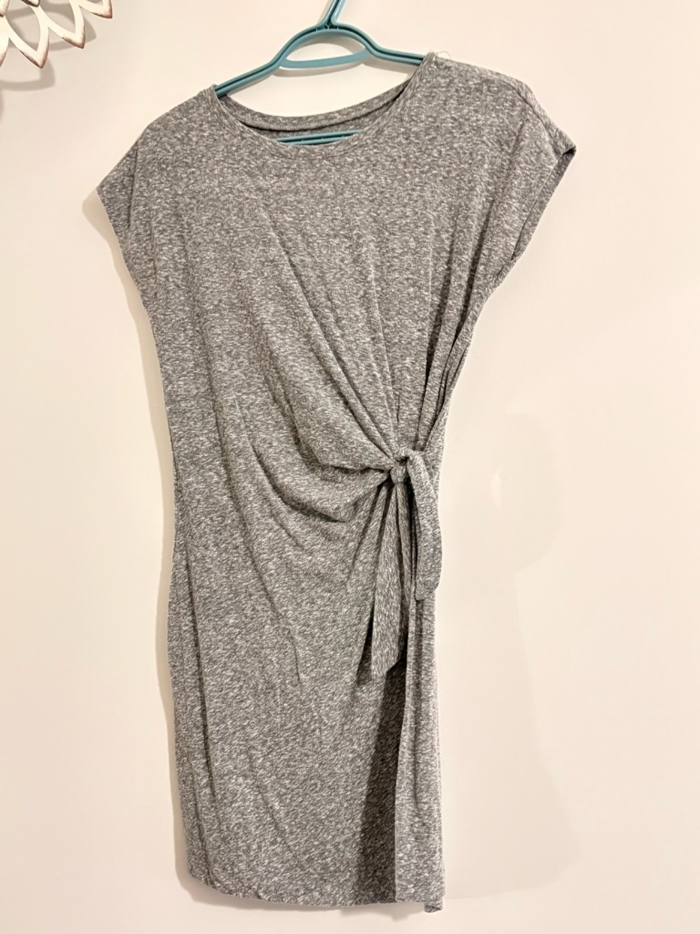 Aerie Women’s Side-Tie Knit Dress - Gray